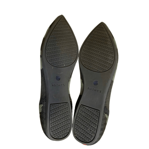 Rothy’sThe Point Green Camo Flats - Picture 5 of 10